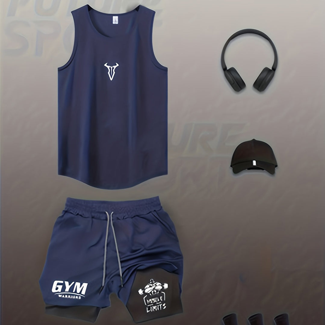 Vielseitiges Herren Tanktop, ideal für Workout, Gym und aktive Freizeitgestaltung.