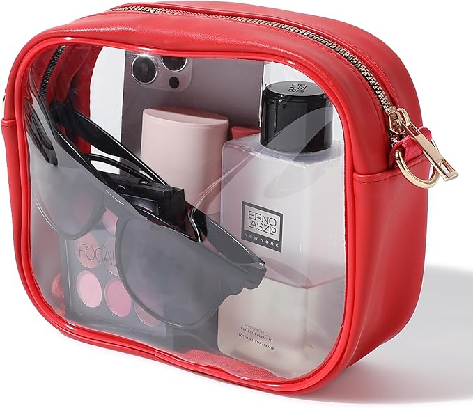 Klare Event-Tasche für Wertsachen. Hält Handy, Ausweis & Geld sicher & sichtbar. Kein langes Suchen.