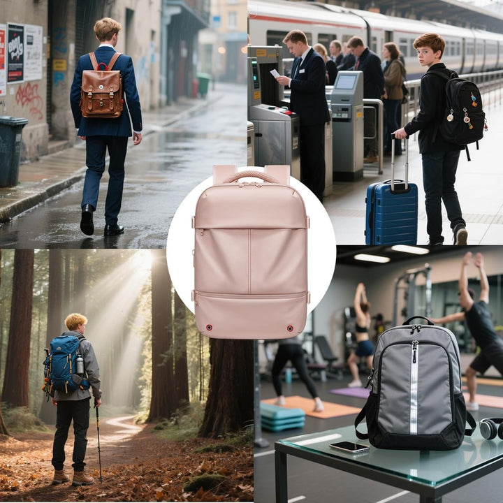 Arvid Reiserucksack mit innovativer Vakuumkompression, spart Platz im Gepäck. Perfekt für organisierte Reisen.