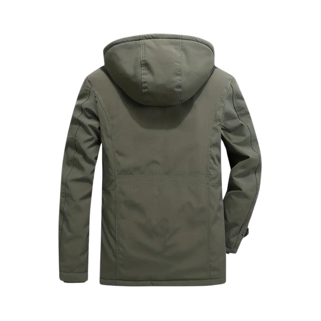Warme Herren Outdoorjacke, wasserdicht & winddicht, gefüttert. Perfekt für Winteraktivitäten & Freizeit.