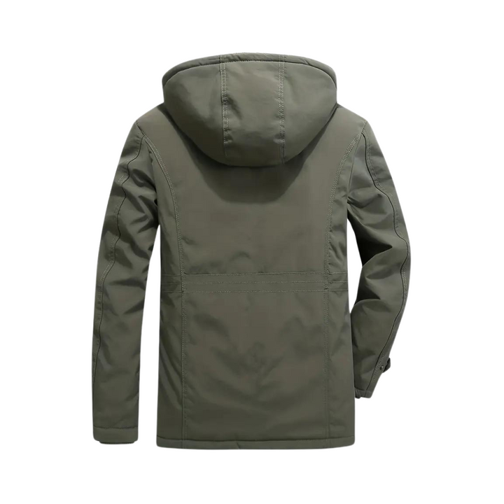 Warme Herren Outdoorjacke, wasserdicht & winddicht, gefüttert. Perfekt für Winteraktivitäten & Freizeit.