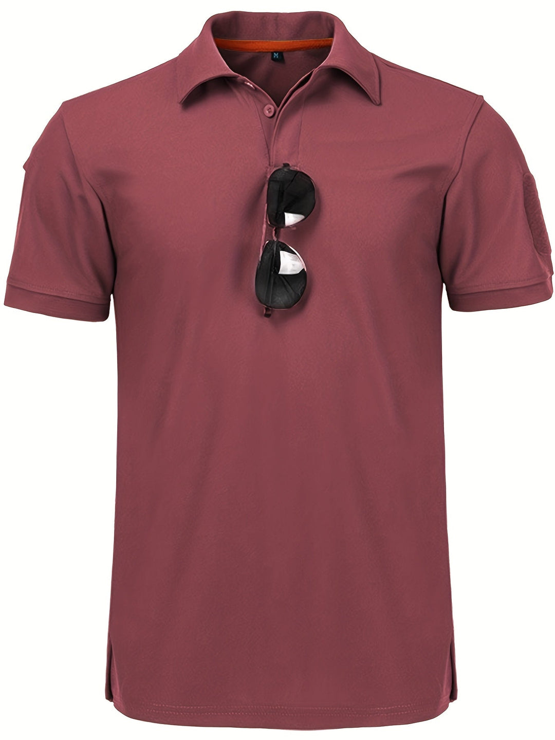Stylisches Herren Tactical Polo Shirt, ergonomisches Design für maximalen Komfort bei Sport & Freizeitaktivitäten.