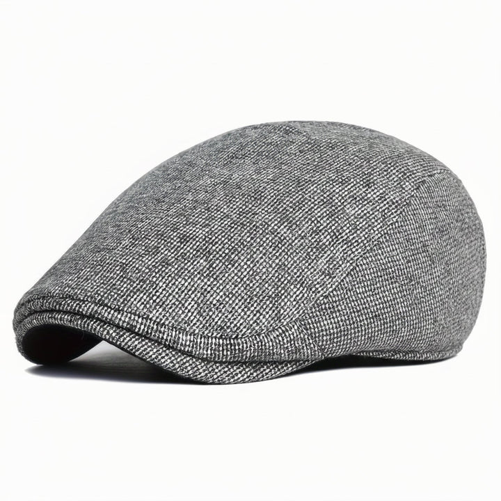 Schicke Herren Newsboy Mütze mit Schirm, vielseitig kombinierbar für Herbst- und Wintermode. Gatsby Kappe.