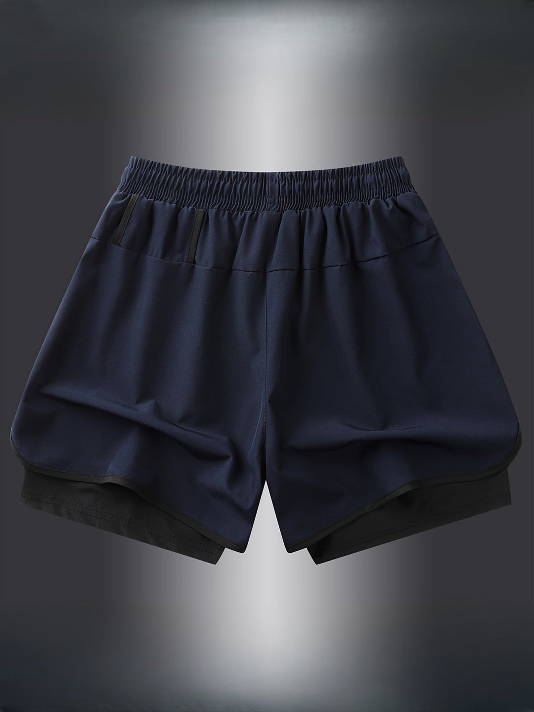 Vielseitige Herren 2-in-1 Aktivshorts, geeignet für Laufen, Krafttraining und jede Sportart.