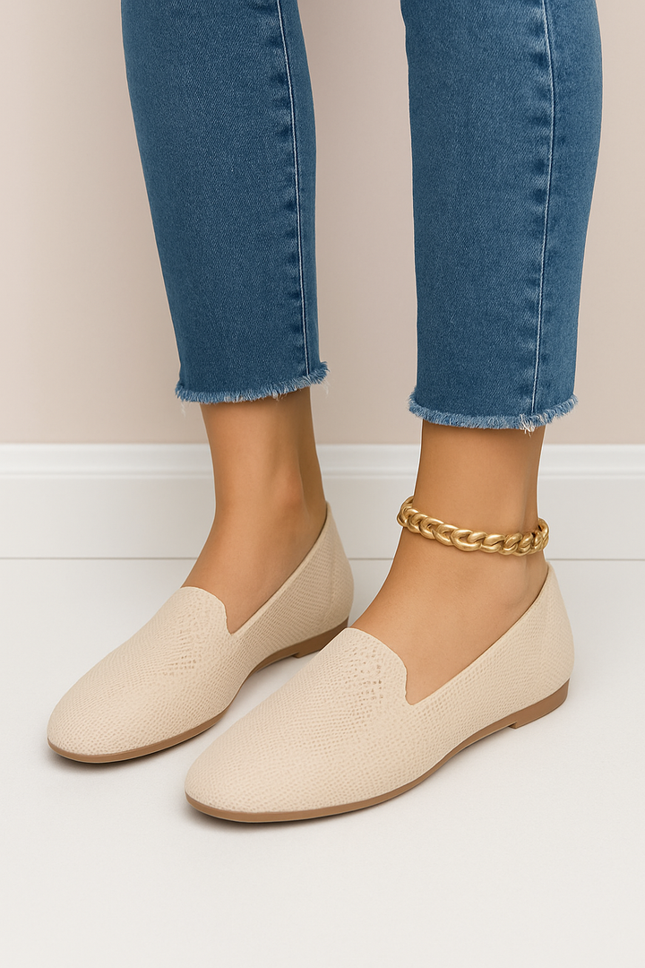 Bequeme Damen Loafer Slipper, atmungsaktiv. Ideale, leichte Sommerschuhe für Freizeit & entspannte Tage.