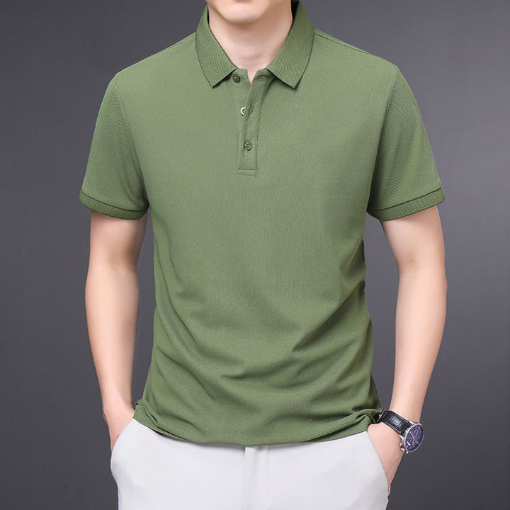 Elegantes Herren-Businesshemd Kurzarm mit Reverskragen. Komfortables Sommerhemd für Büro, Freizeit und Smart Casual.