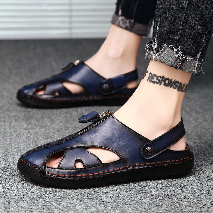 Herren Wandersandalen mit Zehenschutz und robustem Design für jedes Terrain.