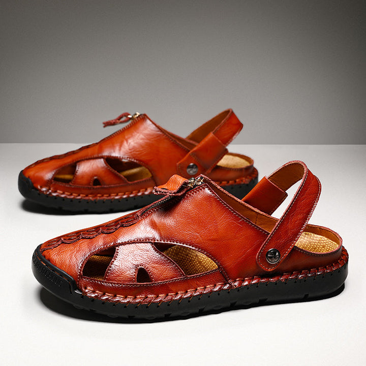 Bequeme Outdoor-Sandalen für Männer, rutschfest und mit Zehenschutz.