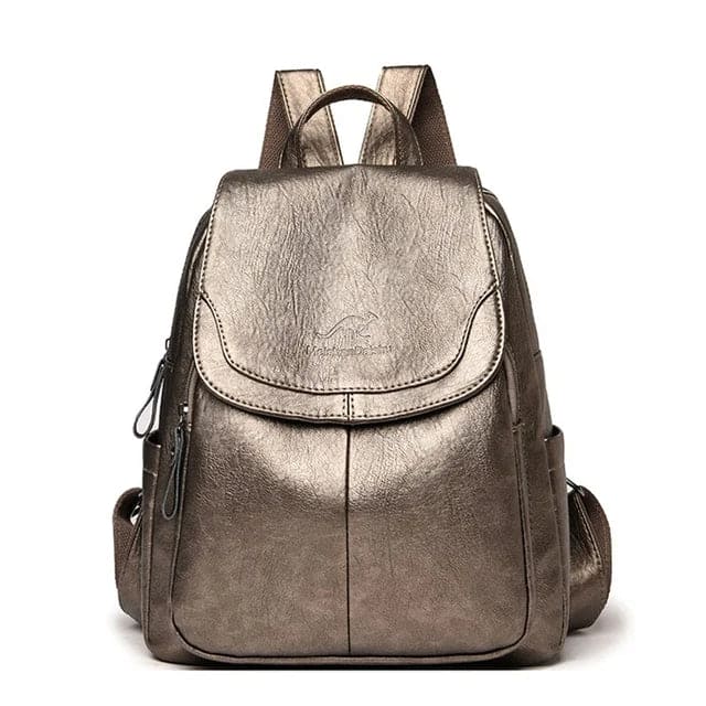 Unisex Sicherheitsrucksack mit RFID-Schutz und versteckten Reißverschlüssen, ideal für Reise & Alltag.