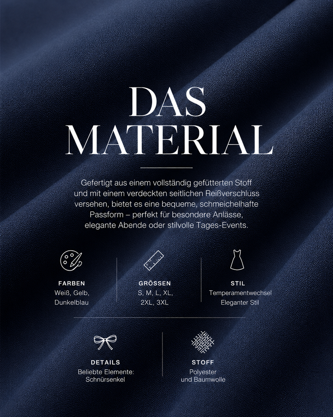Damen Partykleid, elegantes Schnürkleid mit Korsett und rückenfreiem Design. Ein festliches Abendkleid.