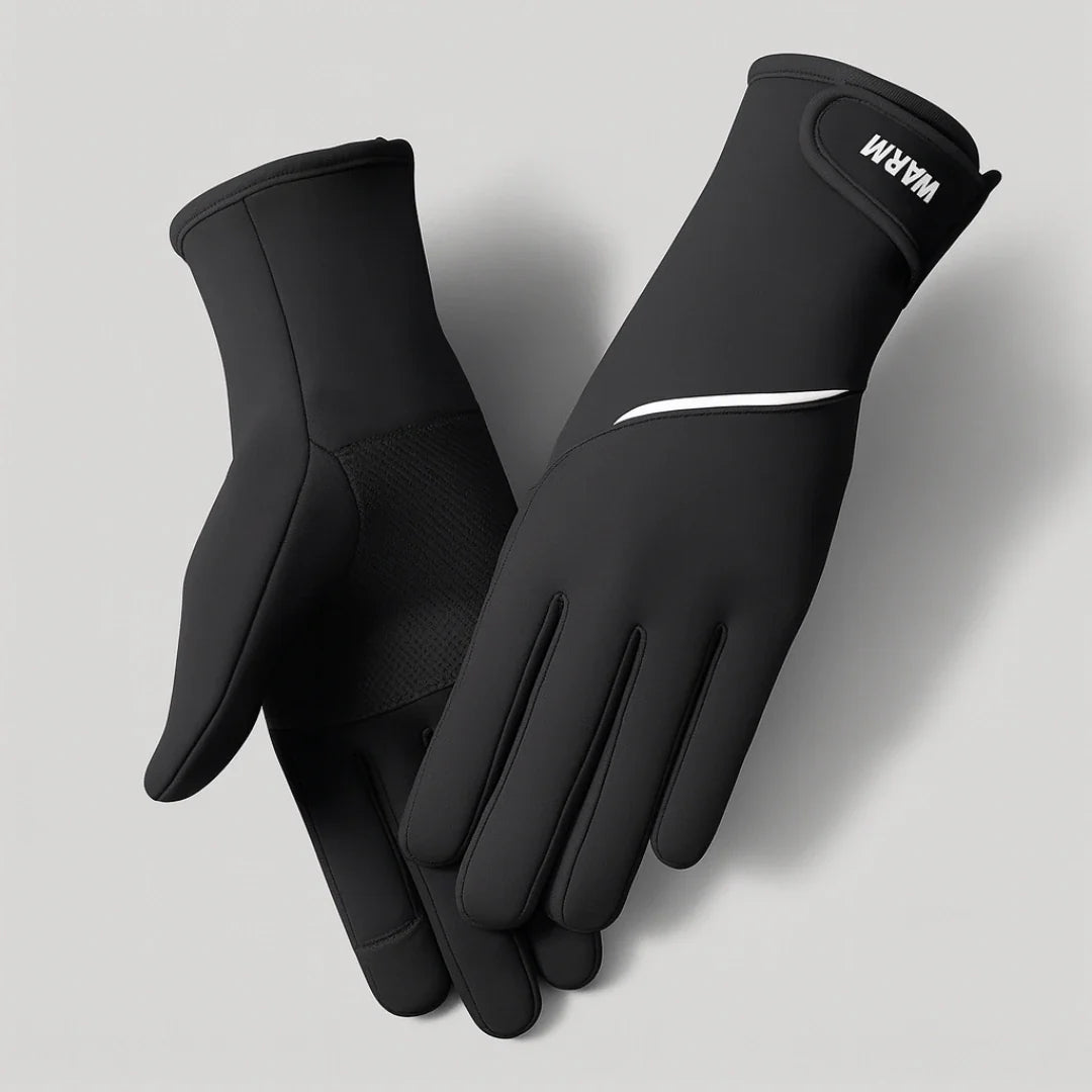 Damen Fahrradhandschuhe für den Winter, warm, rutschfest und Touchscreen-fähig für sicheren Griff und Komfort.