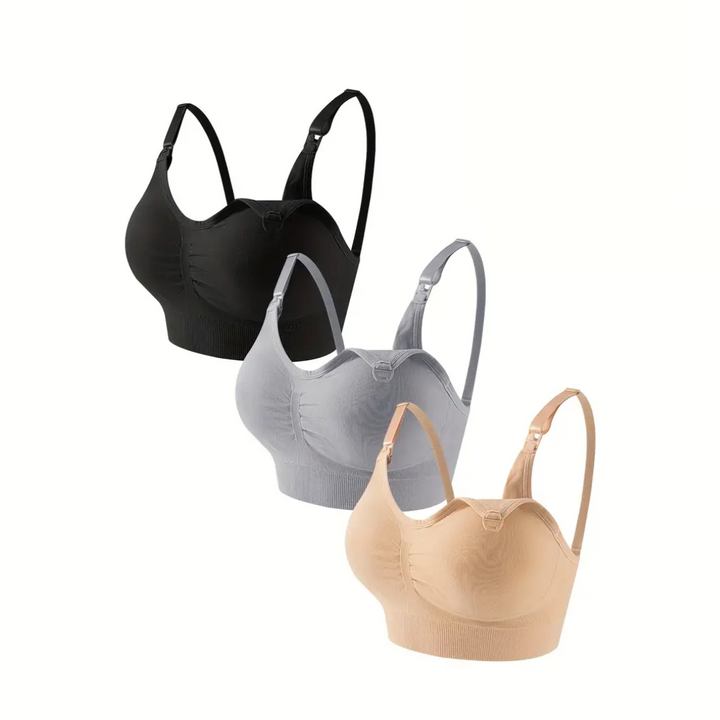 Detailansicht: Damen Still-BH aus atmungsaktivem Material, flexibel & stützend für Stillmütter.