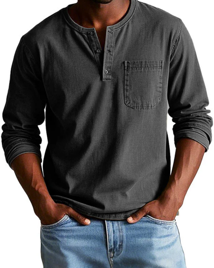 Klassisches Herren Retro Polo-Shirt mit Kragen & Knopfleiste für stilvolle Freizeitmode. Vielseitig für Alltag & Sommer.
