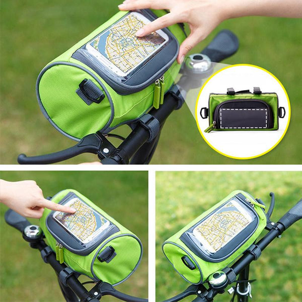 Premium Velox Fahrradtasche: wasserdichtes Design, Touchscreen-Fenster, optimal für Radsportler und Pendler.