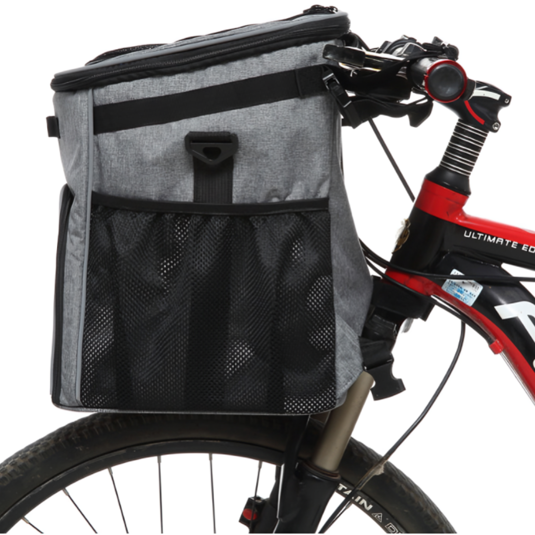 Robuster Lenkerkorb für Haustiere, ideal für entspannte Fahrradtouren mit Ihrem Liebling.
