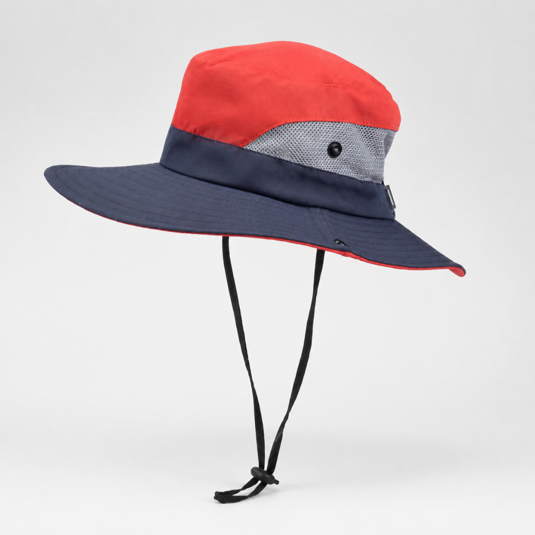 Komfortabler Sommer-Sonnenhut unisex. Breitkrempig, atmungsaktiv, zuverlässiger UV-Schutz.