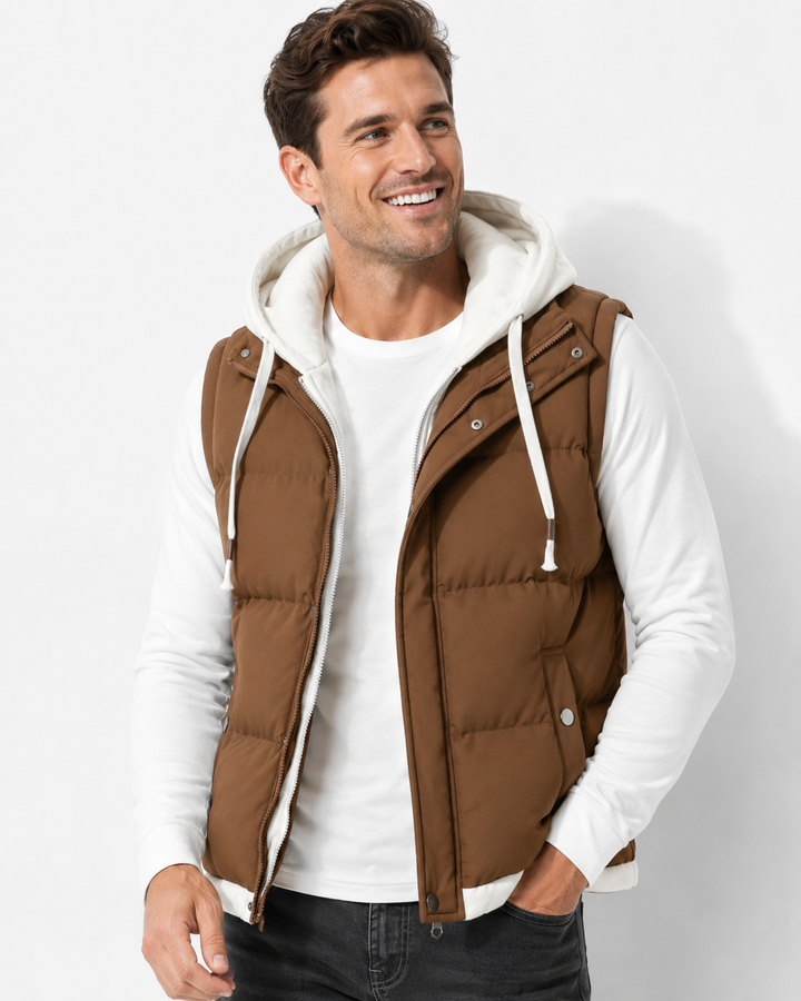 Weiche, leichte Baumwollweste für Herren & Damen. Ideal als komfortabler Lagenlook in der Freizeit.