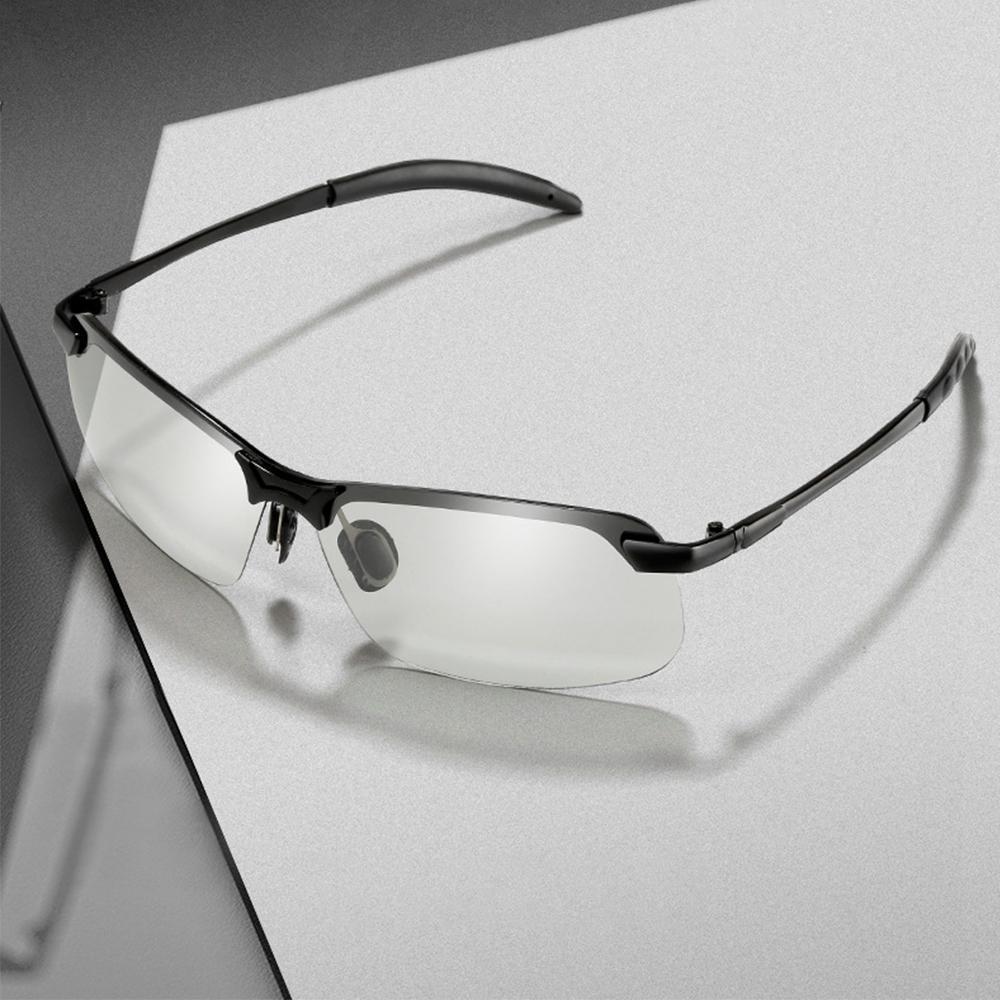 Selbsttönende Polarisationsbrille für Autofahrer, klare Sicht Tag & Nacht. Optimaler UV-Schutz.