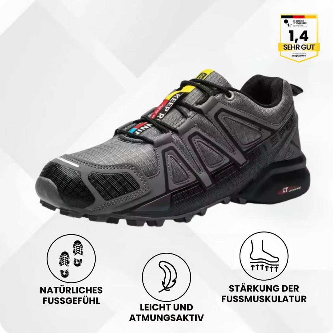 Hochwertige Herren Trekkingstiefel, wasserdicht, atmungsaktiv und extrem komfortabel für alle Abenteuer.
