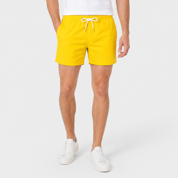 Strapazierfähige Herren Badeshorts, schnelltrocknend, bietet höchsten Tragekomfort am Strand und Pool.