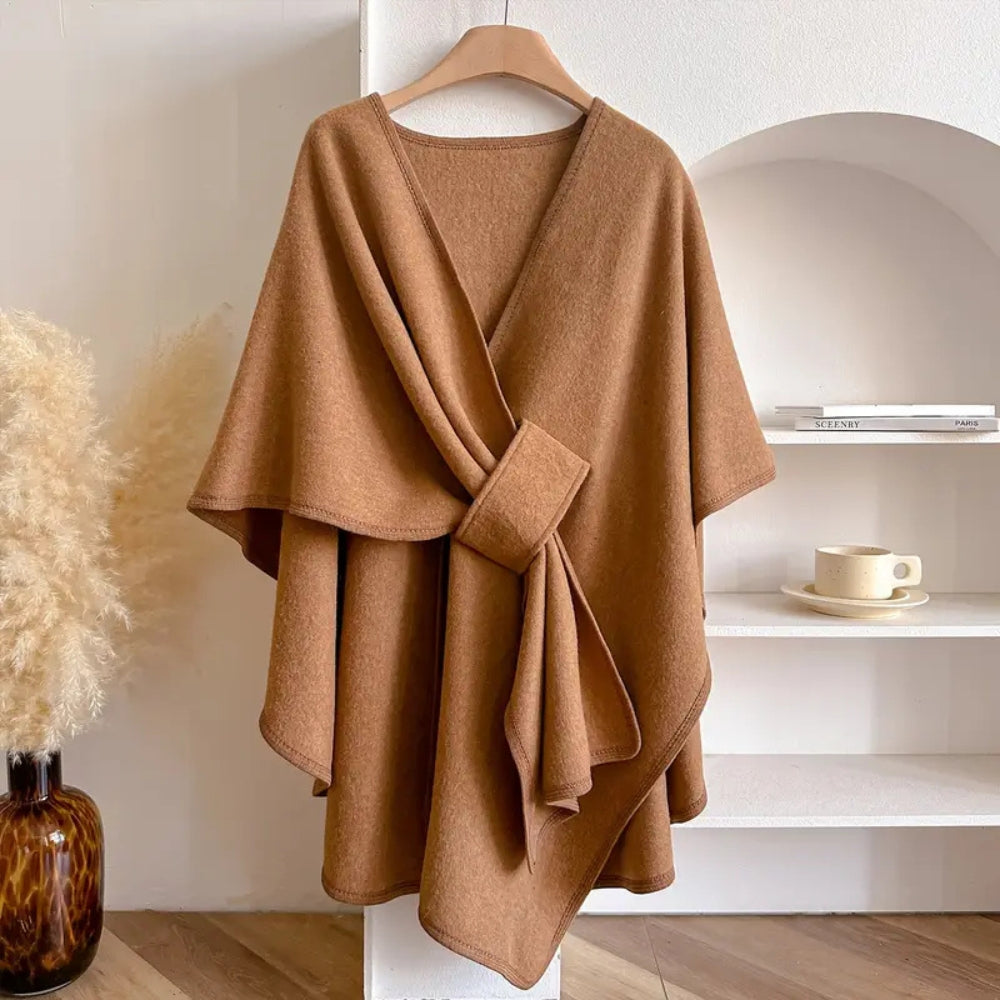 Komfortables und warmes Damen Wickeltuch mit winddichtem Design. Perfekter Schal für die kalte Jahreszeit.
