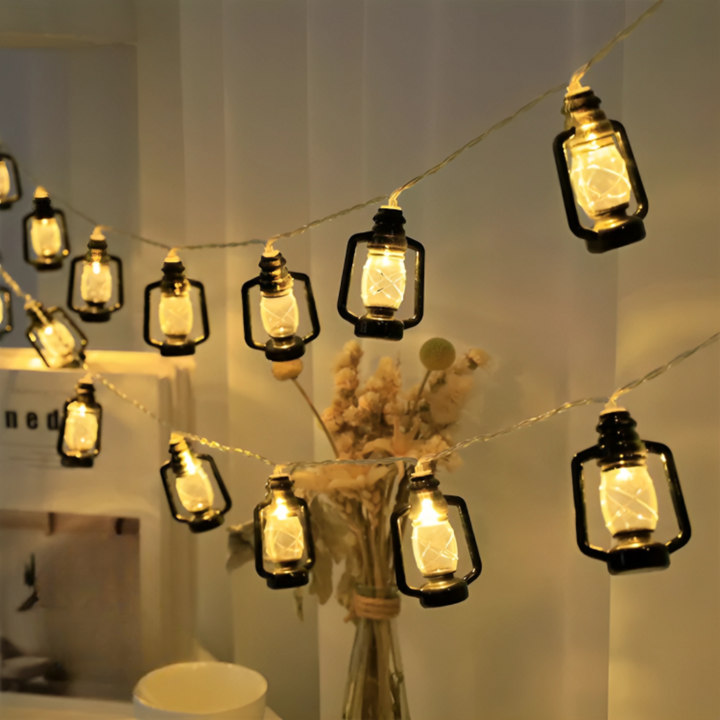 Warmweiße EmberGlow Lichterkette im Retrodesign, 3m, schafft eine gemütliche Atmosphäre für Außenbereiche.