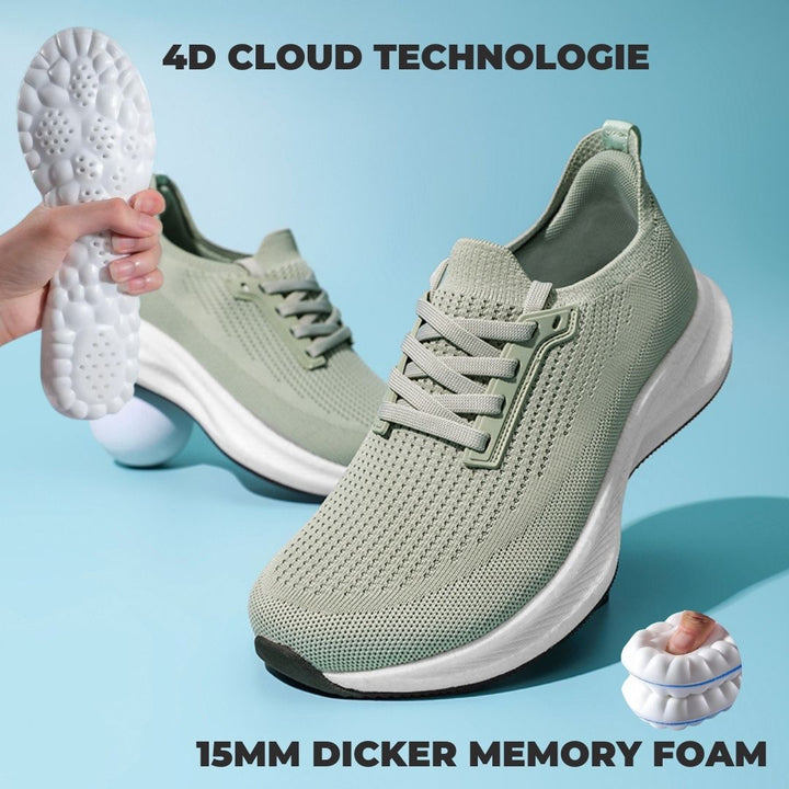 Komfortable Gesundheitsschuhe für Damen mit Memory Schaum & Fußstütze.