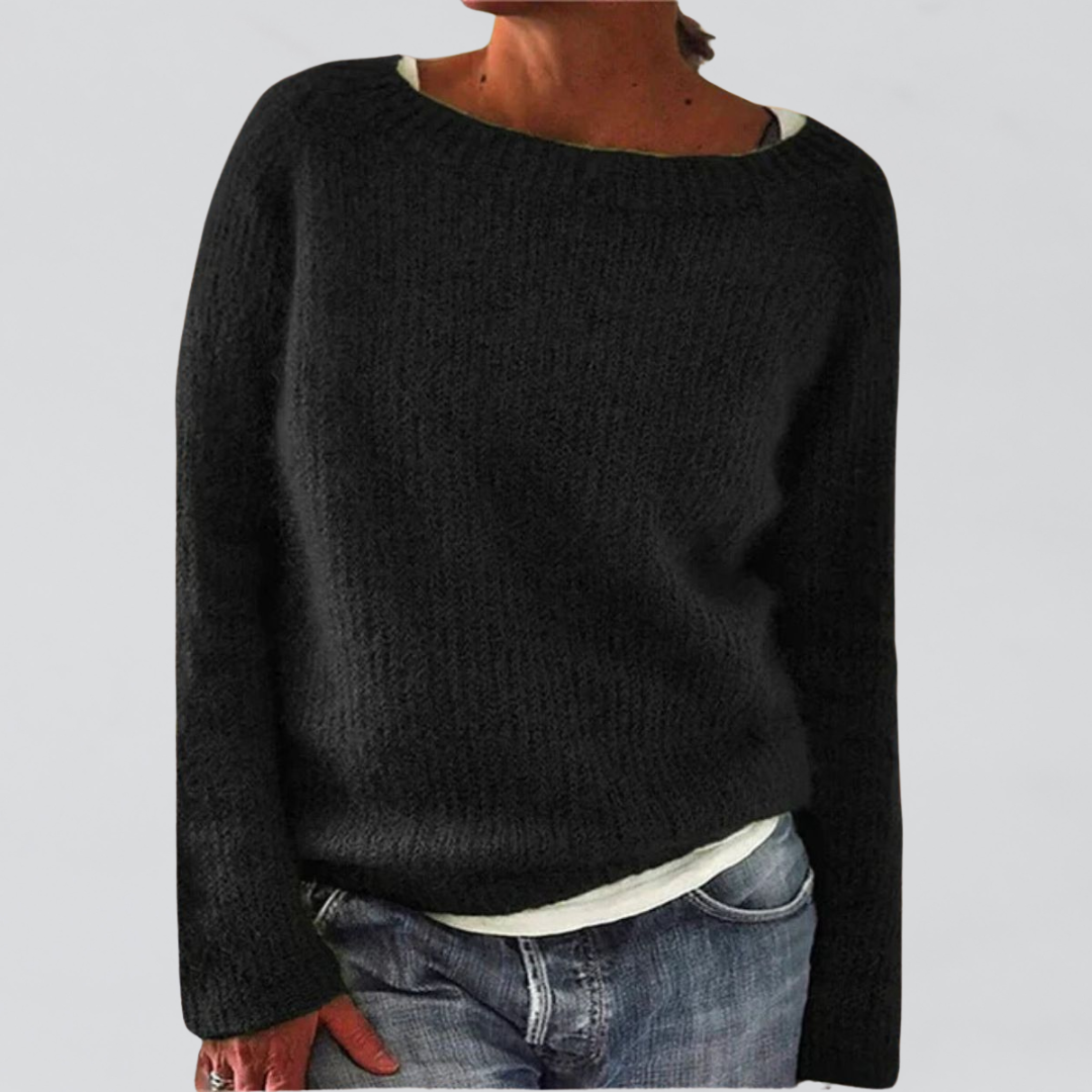 Modischer Damen Freizeit Pullover, gemütlich & stilvoll, ideal als vielseitiges Strick-Oberteil für Casual-Eleganz.