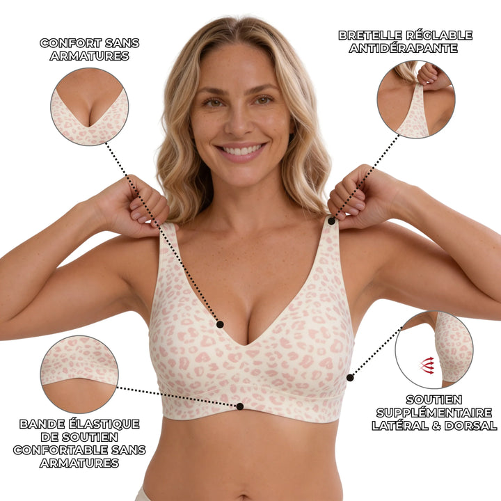 Komfortabler Damen Soft BH, Schwarz, für jeden Tag, wie unsichtbar.