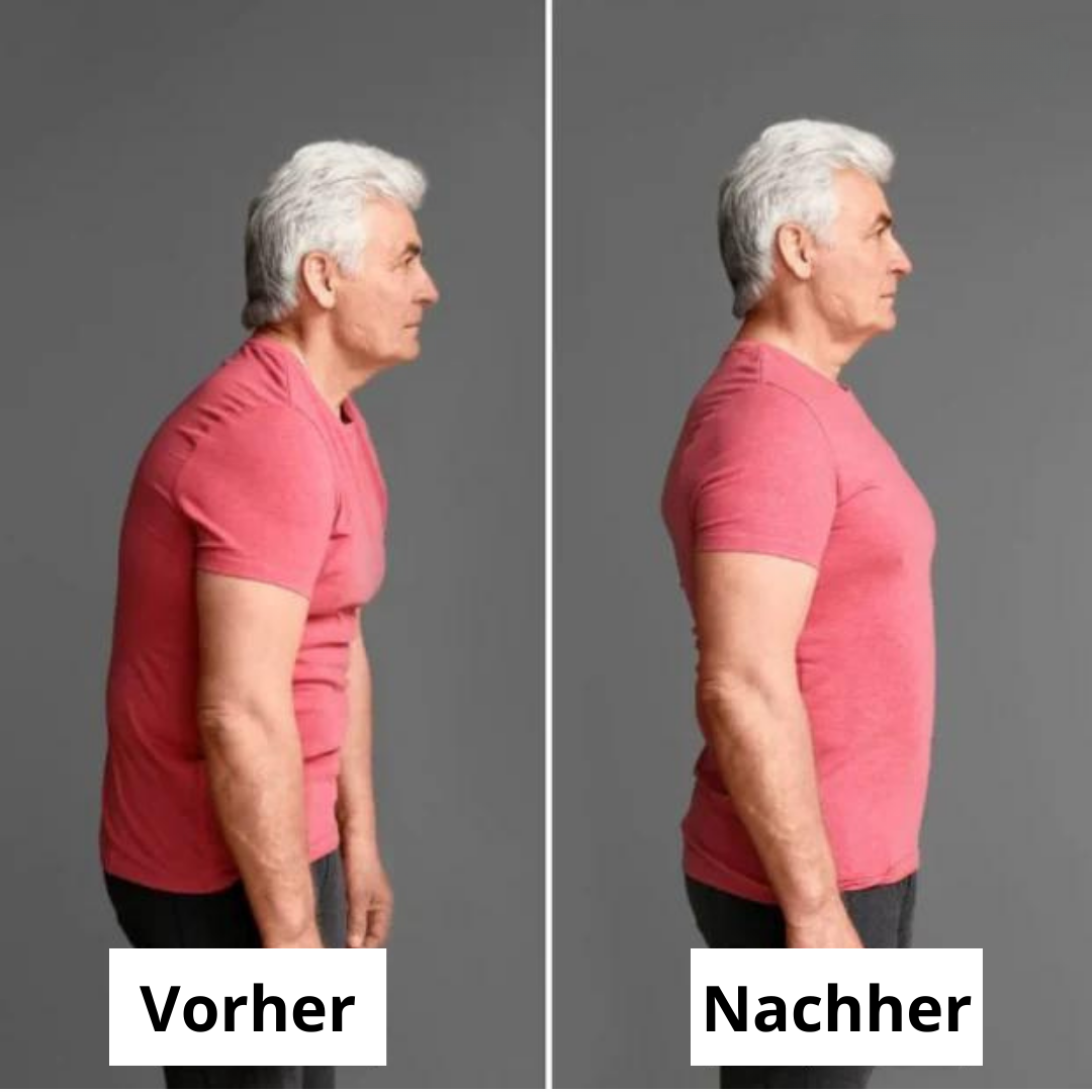 Männer Shapewear Weste zur effektiven Haltungskorrektur und Rückenunterstützung. Verbessert die Körperhaltung.
