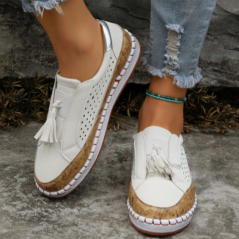 Vegane Damenschuhe Daloureux: Bequeme, flache Sommerschuhe in verschiedenen Farben für jeden Anlass.
