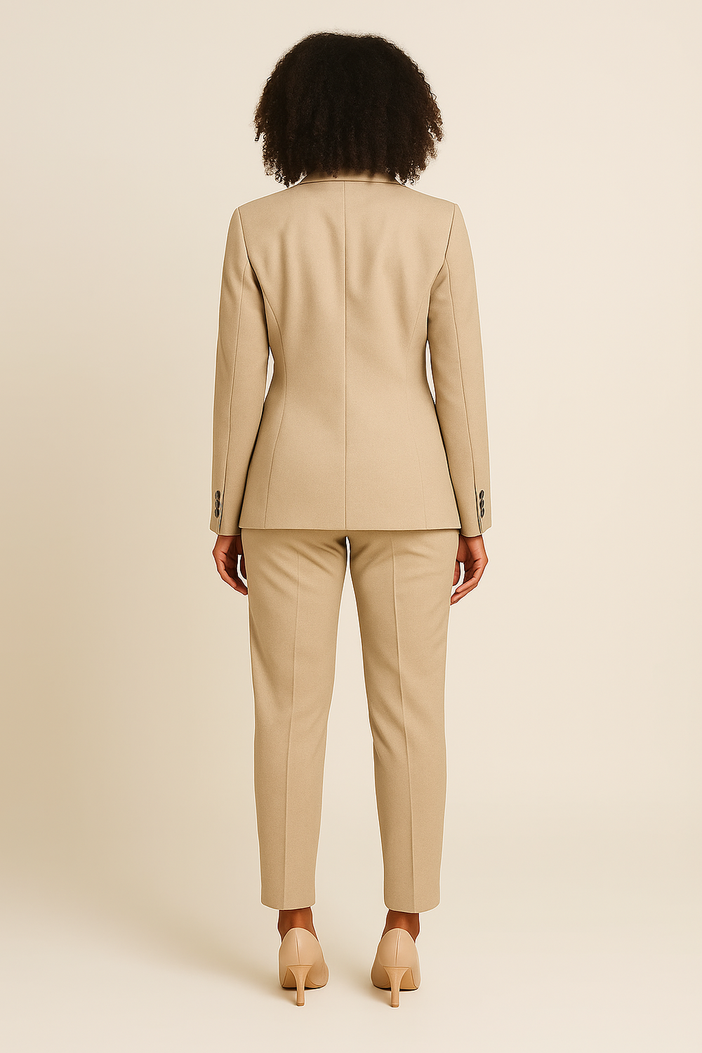 Professioneller Damen Blazer & Hosenanzug für den Büroalltag. Moderner Business Look, bequem und stilvoll.
