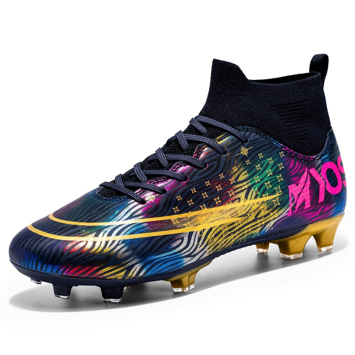 Professionelle Stollenschuhe Unisex, gelb, für Top-Performance, ideal für intensives Fußballspiel.