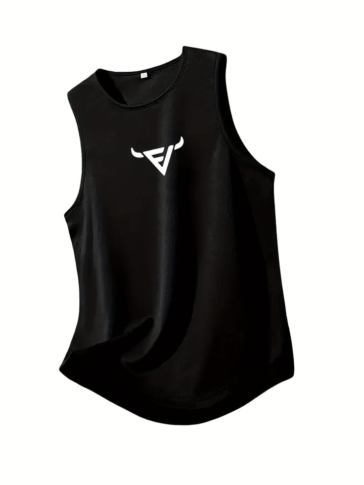 Mann im ärmellosen Sport Tanktop beim Training, 5er-Pack Herren Gym-Wear für Fitness & Freizeit.