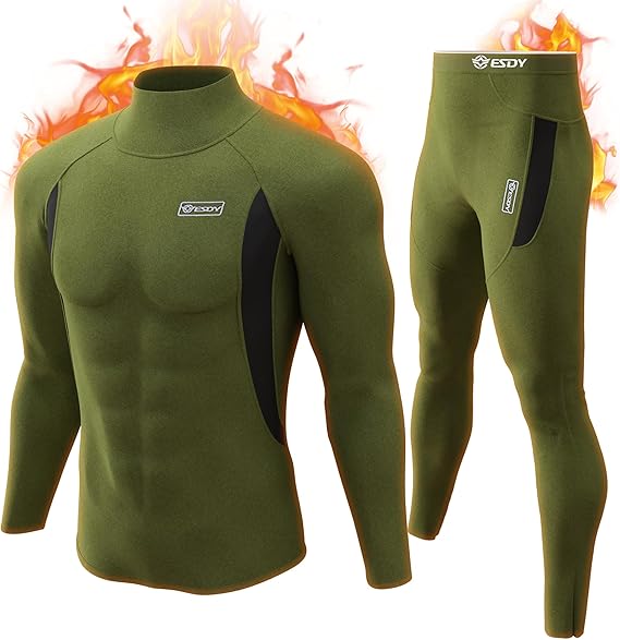 Herren Thermounterwäsche-Set, ein Must-Have für den Winter, bietet Wärme und Schutz.
