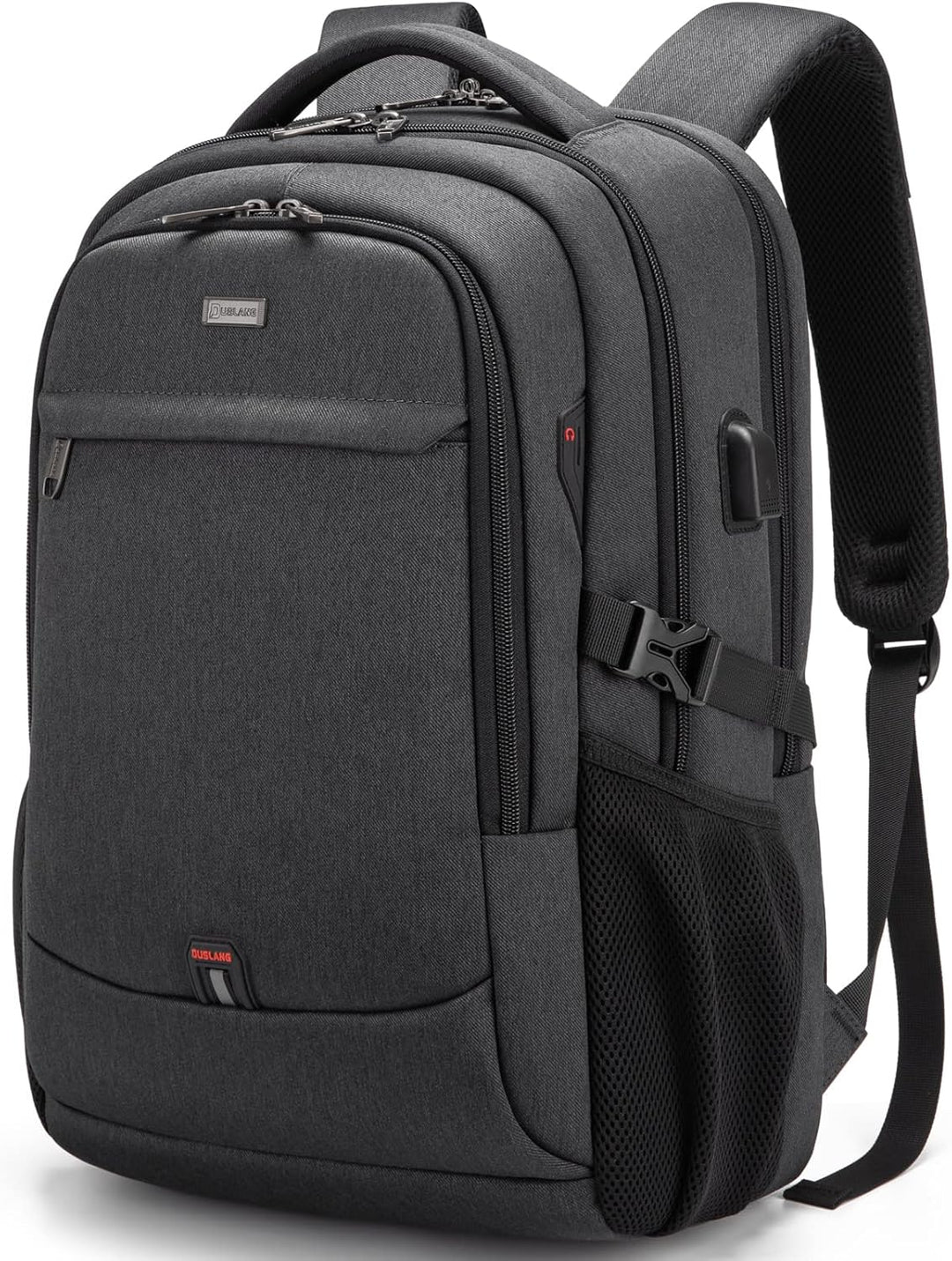 Wasserdichter Reiserucksack mit USB-Ladefunktion und sicherem Laptop-Stauraum.