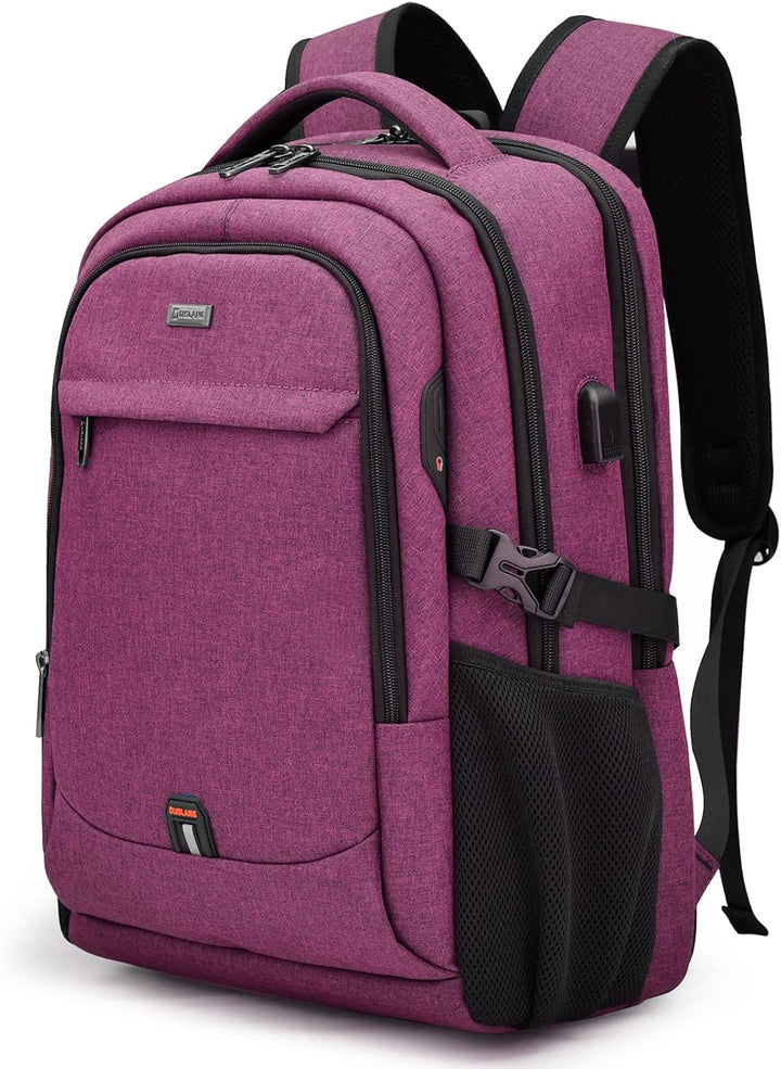 Diebstahlsicherer Laptoprucksack, wasserdicht, mit USB-Port und cleverem Innenleben.
