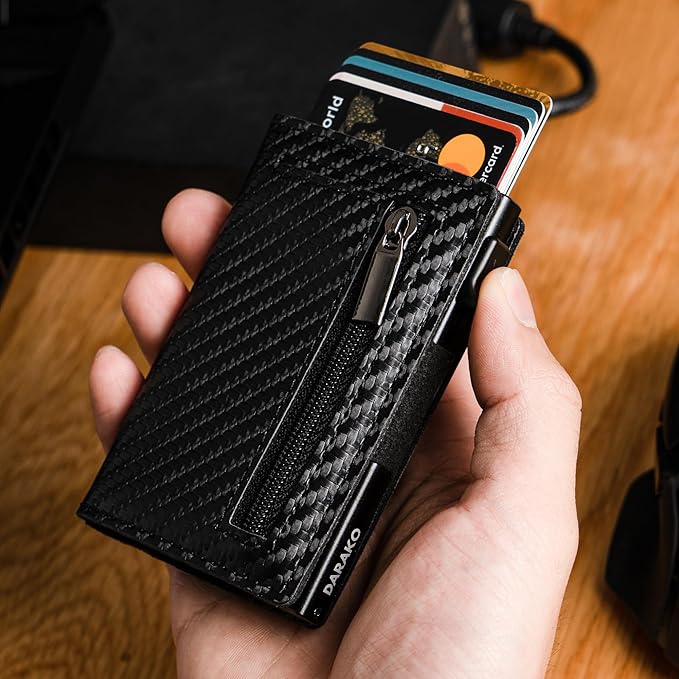 Stylisches CoreSlide Unisex RFID Slim Portemonnaie, elegant und funktional, ideal für Karten und Münzen.