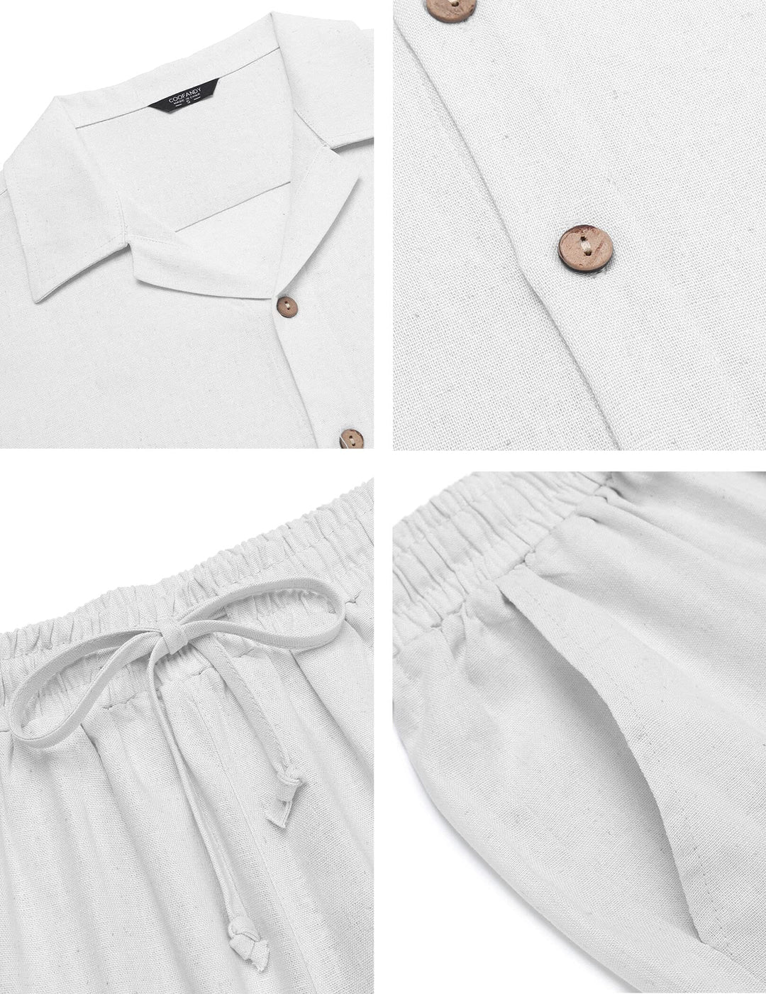Herren Strandset lässig & bequem für Sommer, Urlaub und Freizeit. Perfekter Relaxed Fit Look.
