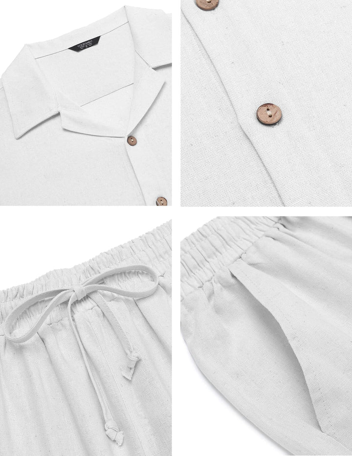 Herren Strandset lässig & bequem für Sommer, Urlaub und Freizeit. Perfekter Relaxed Fit Look.