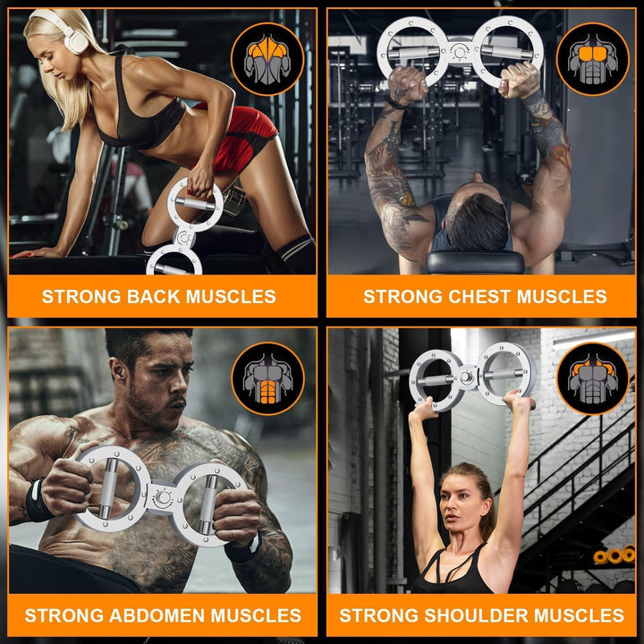 Verstellbarer Arm-Twister mit 360° Rotation; optimal für individuelles Krafttraining von Armen, Schultern und Brust.
