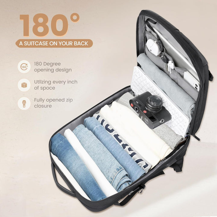 Detail des wasserdichten Materials. Robuster, langlebiger 40L Rucksack für alle Wetterbedingungen und Outdoor-Abenteuer.