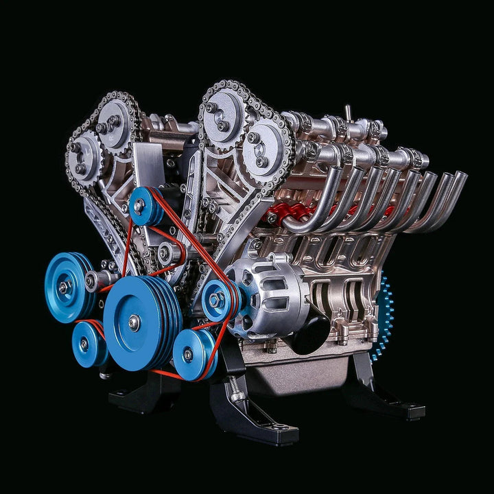 Robustes V8 Motorblock Miniatur-Ornament, perfekte industrielle Dekoration und Geschenkidee für Autoliebhaber.