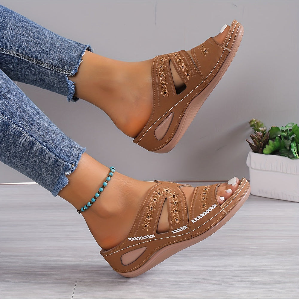 Bequeme Damensandalen für Fersenschmerzen & Knieschmerzen. Orthopädische Komfortschuhe für den Alltag.