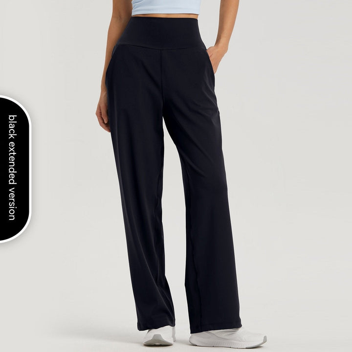 Elegante Damen Flare Yogahose mit hohem Bund. Stylische Damenhose für Yoga, Freizeit und sportliche Aktivitäten.
