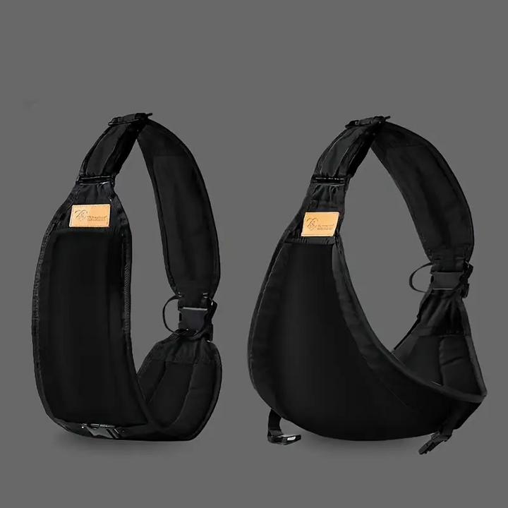 Atmungsaktive, ganzjährige Babytrage. Ergonomische Tragehilfe für Babys, verstellbar & komfortabel für Eltern.