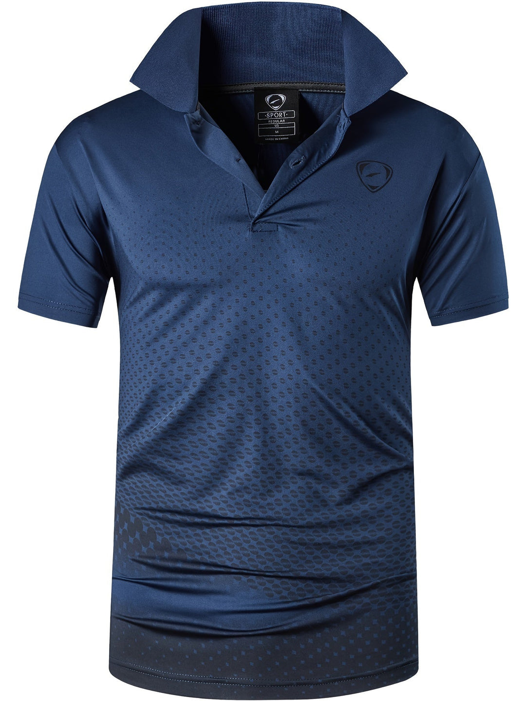 Herren Freizeit Polohemd Kurzarm, mit Grafikdesign, komfortabel und stilvoll für Frühlingstage.