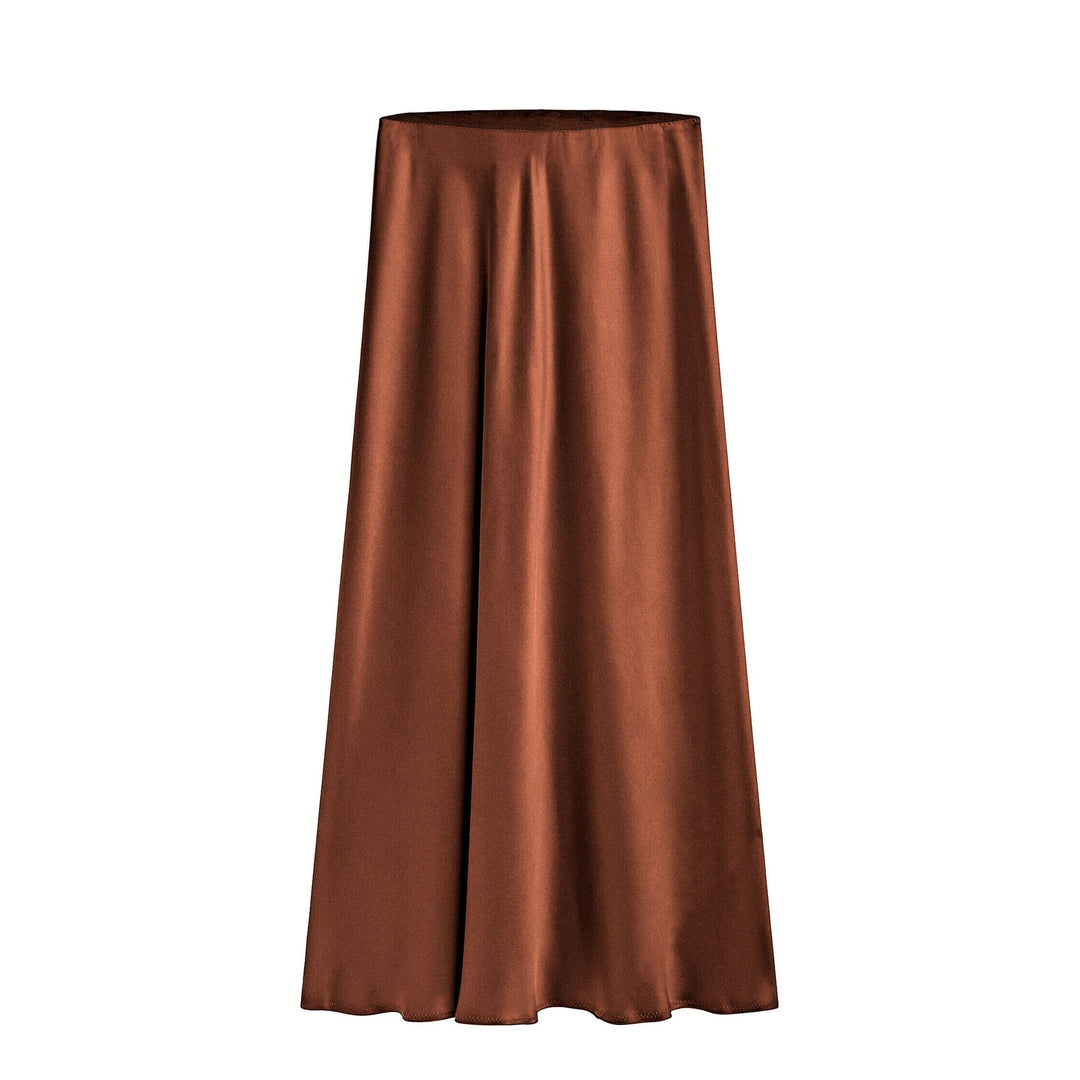 Stilvoller Damen Midirock mit hohem Bund & bequemer Passform. Eleganter Schlitz für einen femininen und modischen Auftritt.