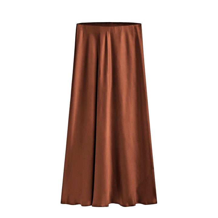 Stilvoller Damen Midirock mit hohem Bund & bequemer Passform. Eleganter Schlitz für einen femininen und modischen Auftritt.