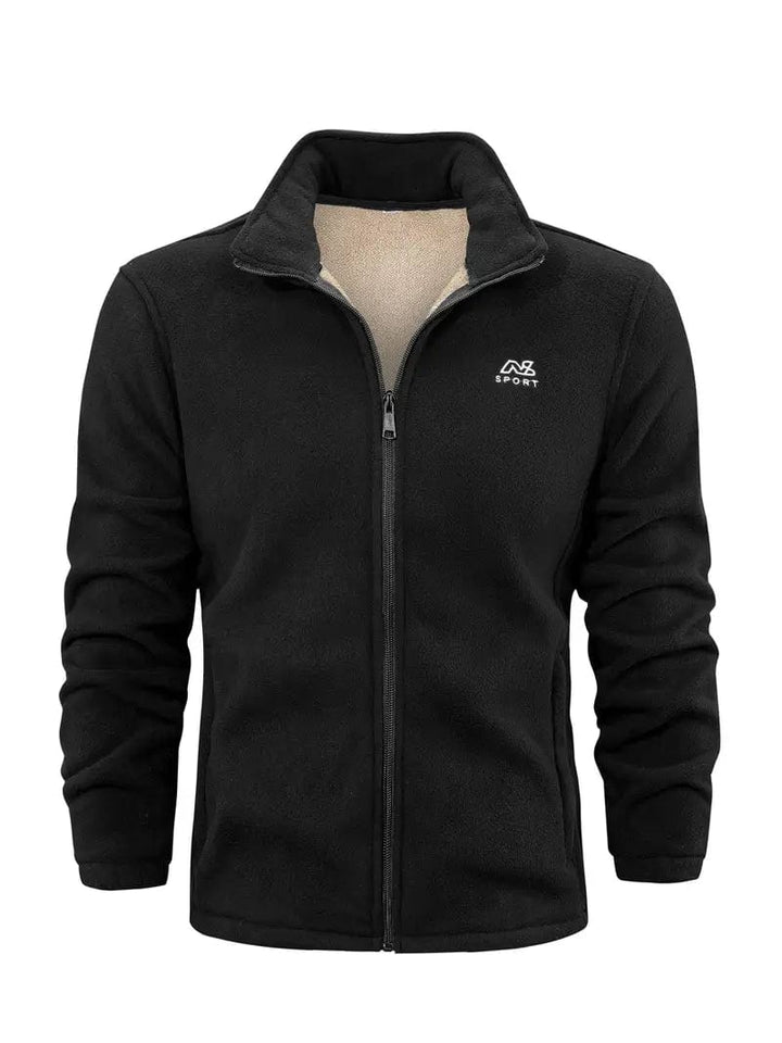 Herren Outdoor-Fleecejacke, warm und atmungsaktiv, ideal für Herbst & Winter.